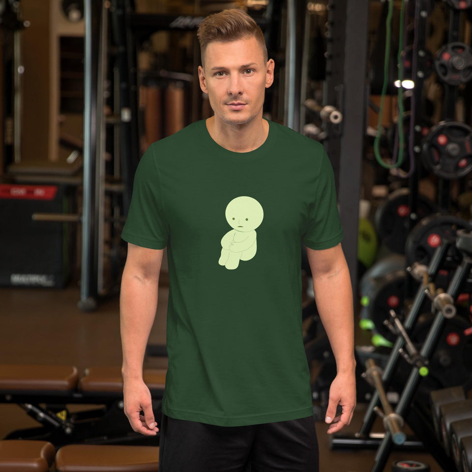 Funny Smiski Character Shirt – Glow in the Dark Kawaii Tee Unisex Fit