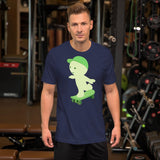 Cute Smiski Inspired Kawaii T-Shirt – Glow in the Dark Funny Character Tee