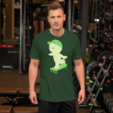Cute Smiski Inspired Kawaii T-Shirt – Glow in the Dark Funny Character Tee