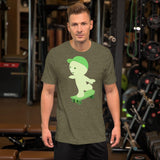 Cute Smiski Inspired Kawaii T-Shirt – Glow in the Dark Funny Character Tee