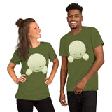 Cute Smiski Inspired Kawaii T-Shirt – Glow in the Dark Funny Character Tee