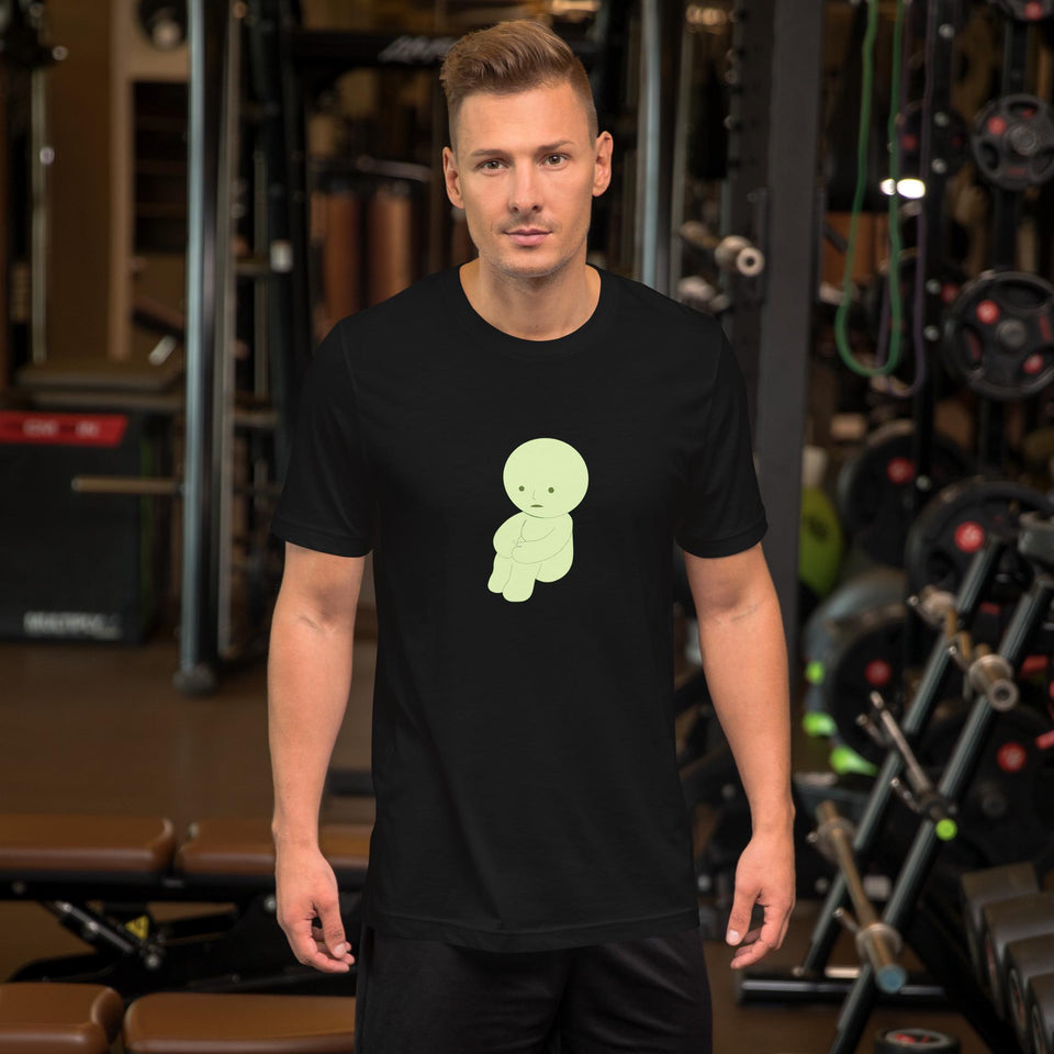 Funny Smiski Character Shirt – Glow in the Dark Kawaii Tee Unisex Fit