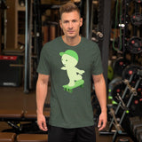 Cute Smiski Inspired Kawaii T-Shirt – Glow in the Dark Funny Character Tee