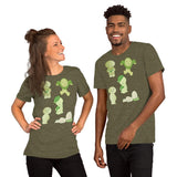 Cute Smiski Inspired Kawaii T-Shirt – Glow in the Dark Funny Character Tee