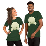 Cute Smiski Inspired Kawaii T-Shirt – Glow in the Dark Funny Character Tee