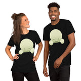 Cute Smiski Inspired Kawaii T-Shirt – Glow in the Dark Funny Character Tee