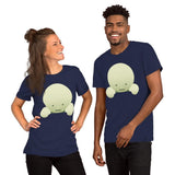 Cute Smiski Inspired Kawaii T-Shirt – Glow in the Dark Funny Character Tee