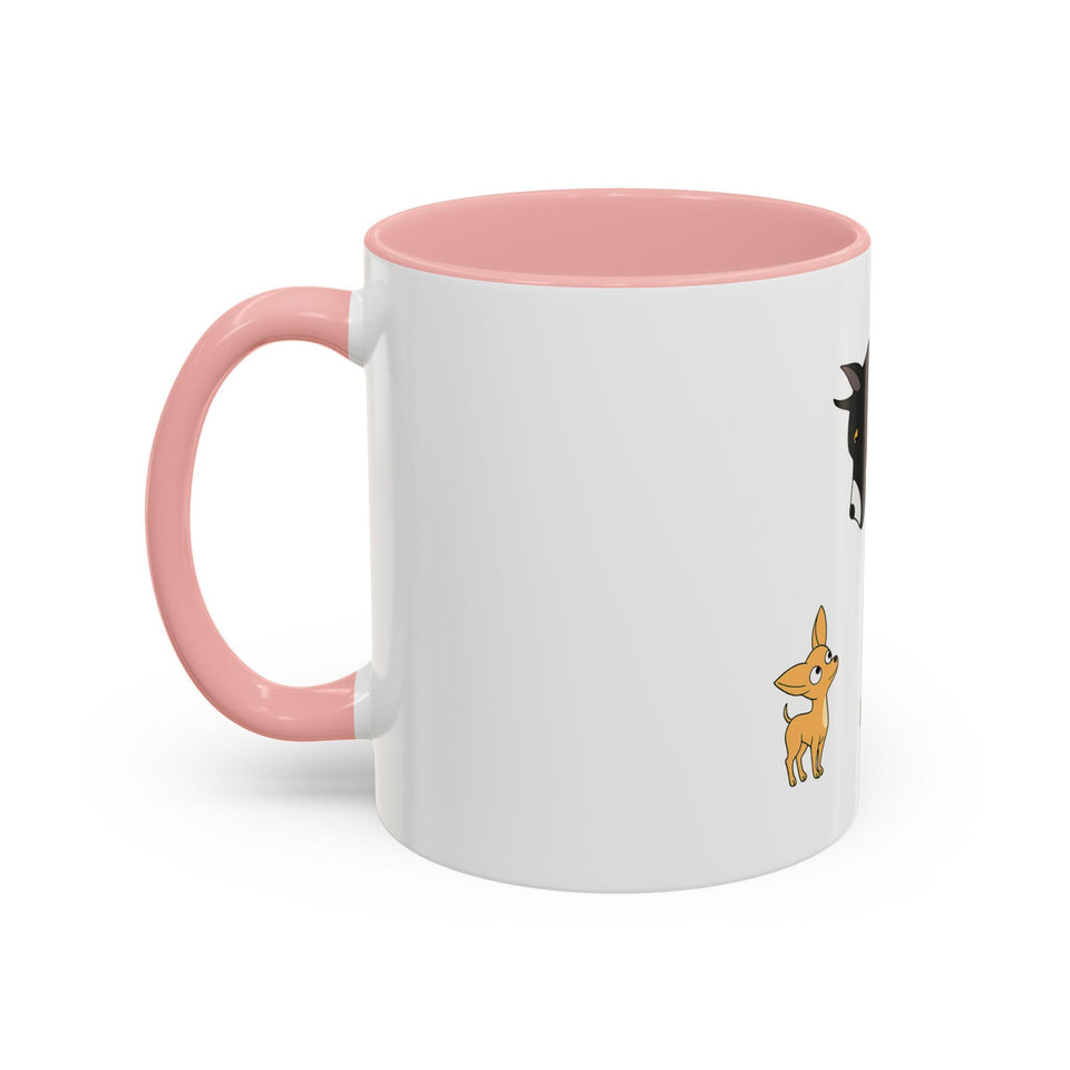 Whimsical Animal Design Coffee Mug | Fun Dog Lover Gift