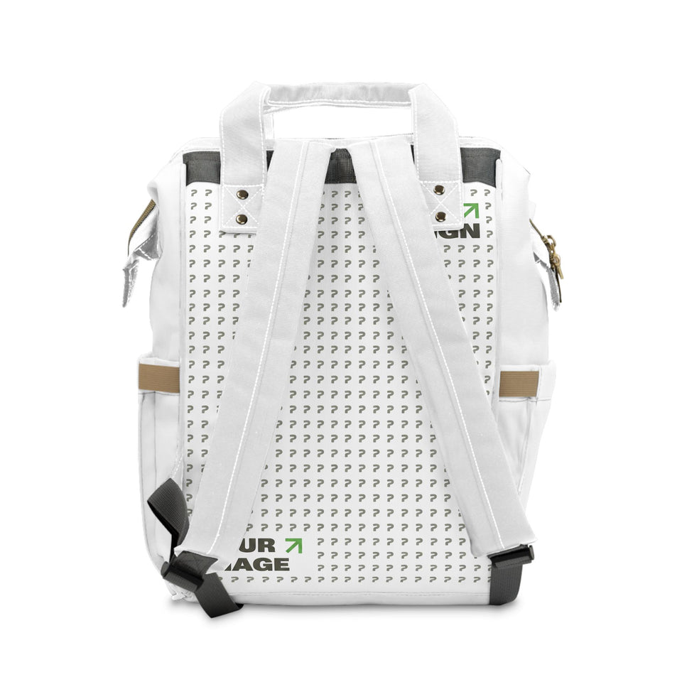 Custom Photo Pattern Diaper Backpack | Personalized Baby Bag