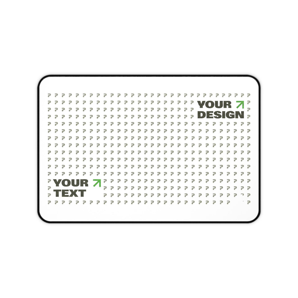 Customizable Neoprene Desk Mat | Personalized Workspace Accessory