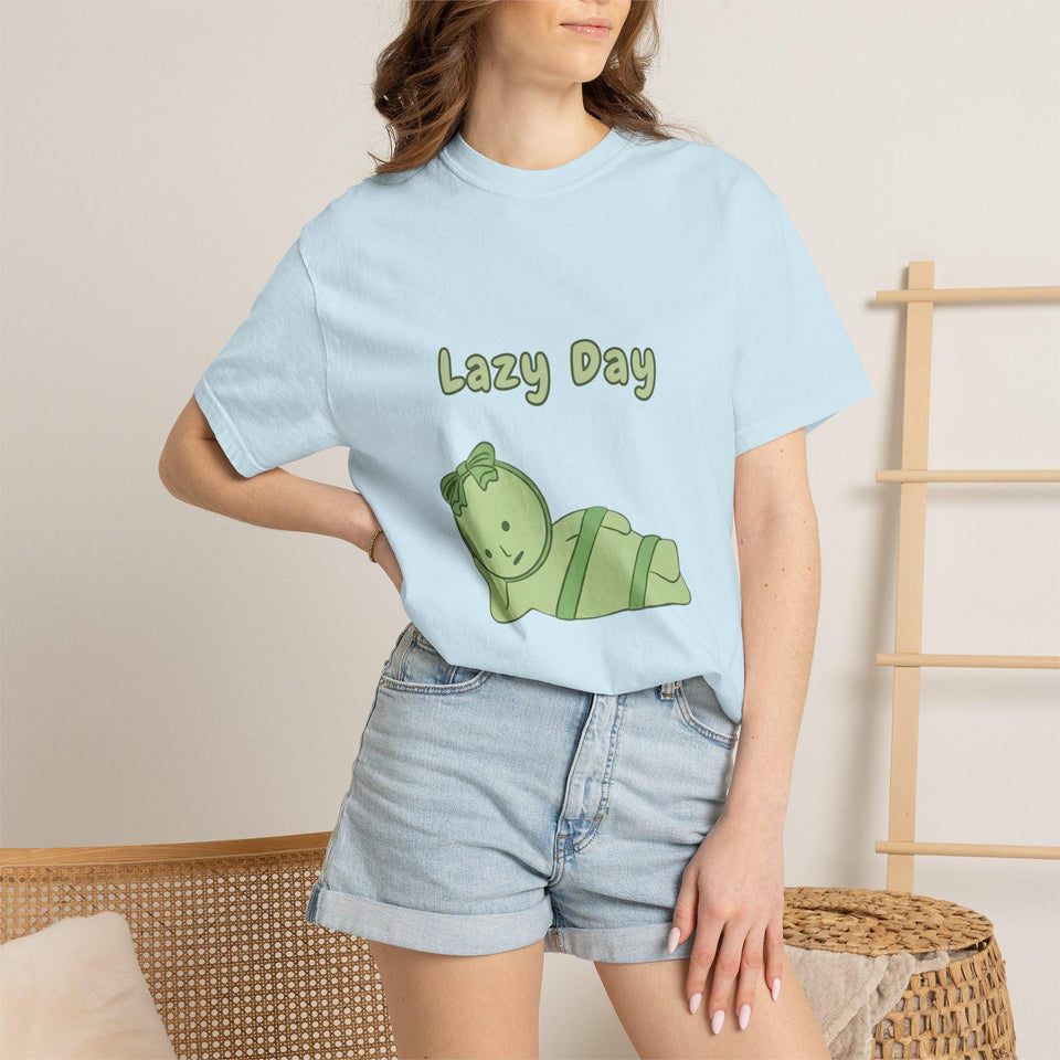 Smiski Lazy day T-Shirt, Graphic Tee, Kawaii Cartoon Shirt, Gift