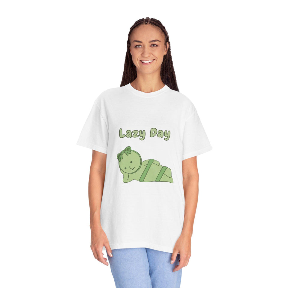 Smiski Lazy day T-Shirt, Graphic Tee, Kawaii Cartoon Shirt, Gift