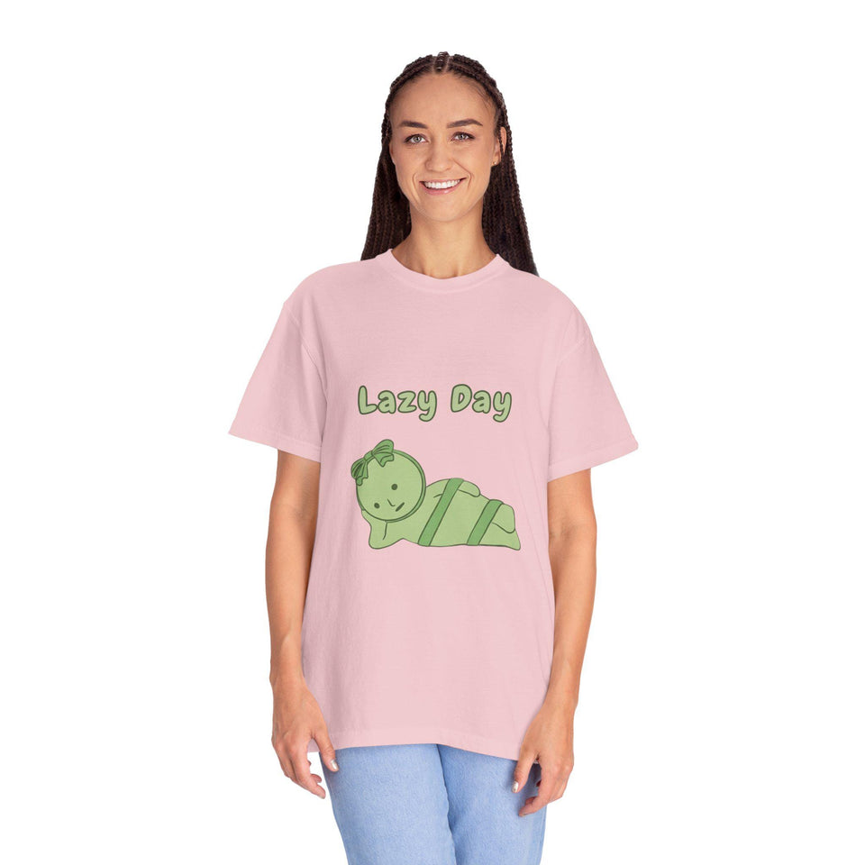 Smiski Lazy day T-Shirt, Graphic Tee, Kawaii Cartoon Shirt, Gift
