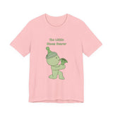 Smiski Little Bloom Bearer T-Shirt, Graphic Tee, Kawaii Cartoon Shirt, Minimal Soft Style Tee