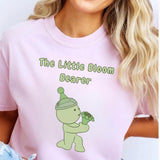 Smiski Little Bloom Bearer T-Shirt, Graphic Tee, Kawaii Cartoon Shirt, Minimal Soft Style Tee