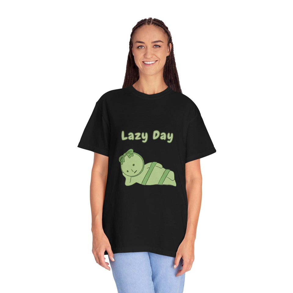 Smiski Lazy day T-Shirt, Graphic Tee, Kawaii Cartoon Shirt, Gift
