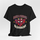 Faith & Freedom Patriotic T-Shirt | faith-based July 4th, vintage Americana