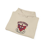 Faith & Freedom crest Hoodie | Patriotic, Faith-based July 4th vintage Americana