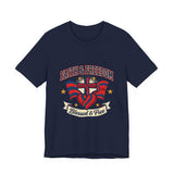 Faith & Freedom Patriotic T-Shirt | faith-based July 4th, vintage Americana
