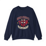 Faith & Freedom Crewneck Sweatshirt | Patriotic, Faith-Based July 4th Vintage Americana